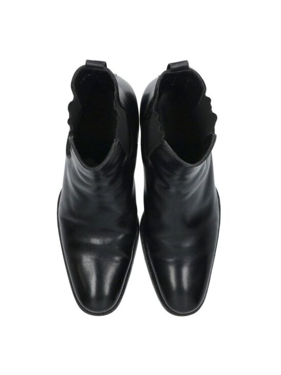Dior Homme Side Gore Chelsea Leather Heels Boots main image 5